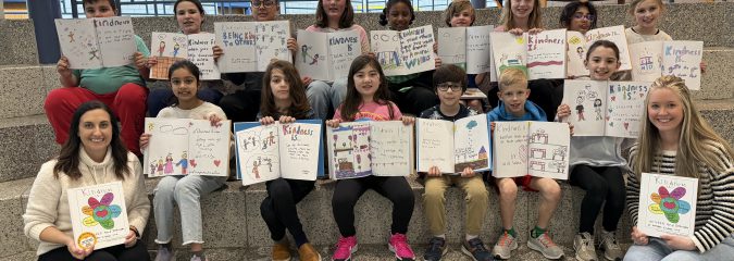 The Arongen Kindness Club has published a book entitled “Kindness Is…” Each student contributed a written and illustrated page reflecting their own interpretation of kindness. This book will be available for students to borrow from the Arongen library!