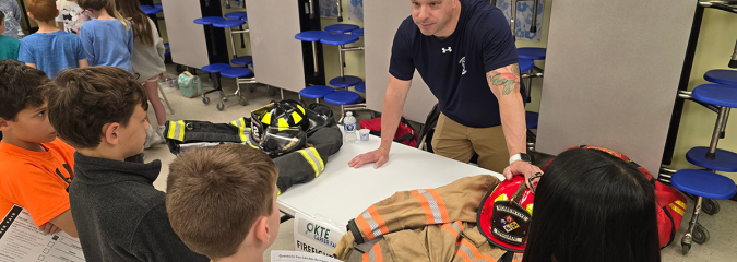 Okte students learned all about different professions at their annual Career Day!