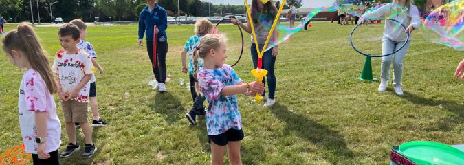 First graders at Karigon had a fantastic time celebrating the end of the school year with their annual Camp Karigon! The school grounds were filled with laughter as students played fun games and enjoyed activities with their friends. Camp Karigon was a special day to remember, filled with friendship and fun!