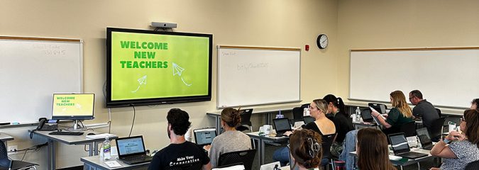 New teachers for the 2025-2026 school year attended orientation this week.